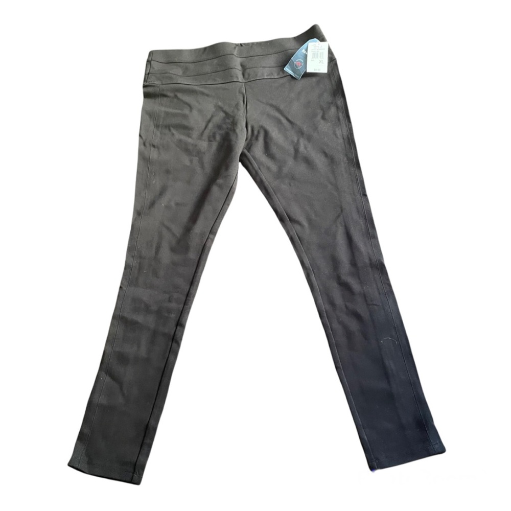 Rewind Black High-Waisted Ponte Stretch Black Leggings Size XL NWT